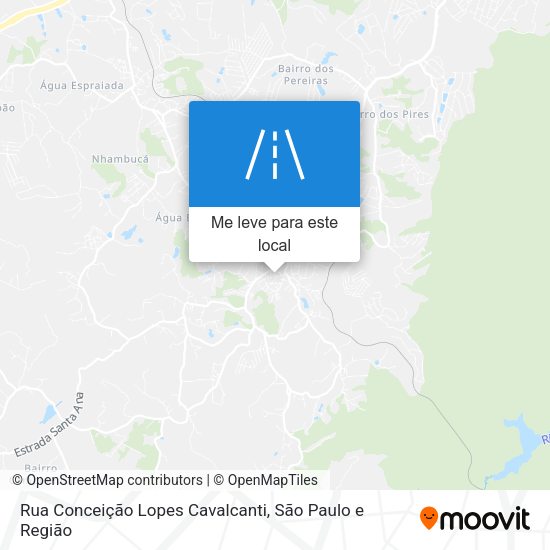 Rua Conceição Lopes Cavalcanti mapa