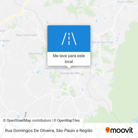 Rua Domingos De Oliveira mapa