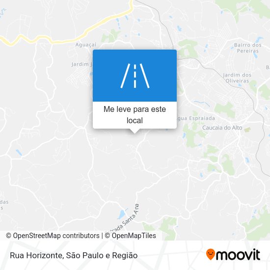Rua Horizonte mapa