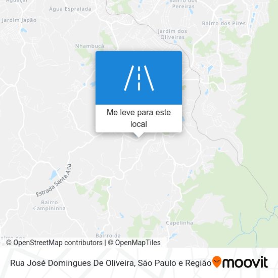 Rua José Domingues De Oliveira mapa