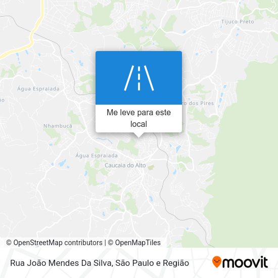 Rua João Mendes Da Silva mapa