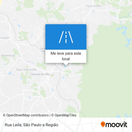 Rua Leila mapa