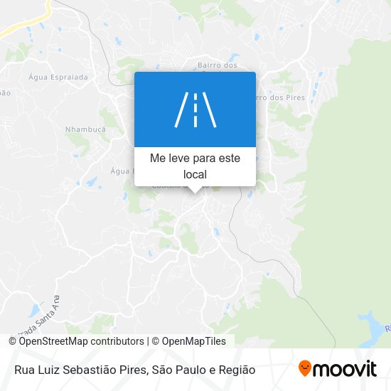 Rua Luiz Sebastião Pires mapa