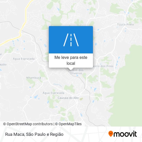 Rua Maca mapa