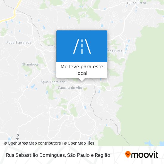 Rua Sebastião Domingues mapa