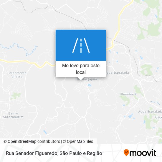 Rua Senador Figueredo mapa