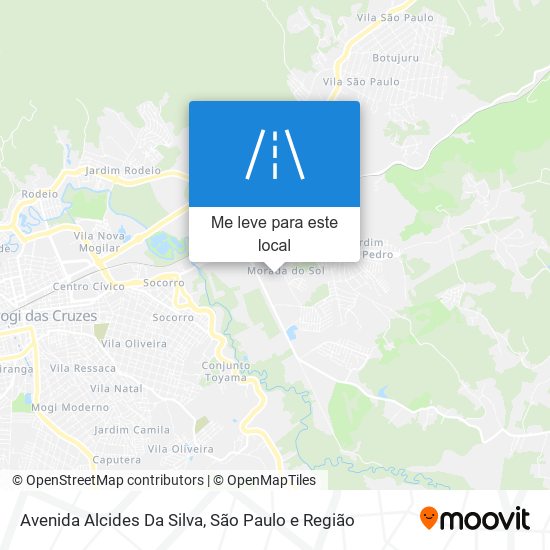 Avenida Alcides Da Silva mapa