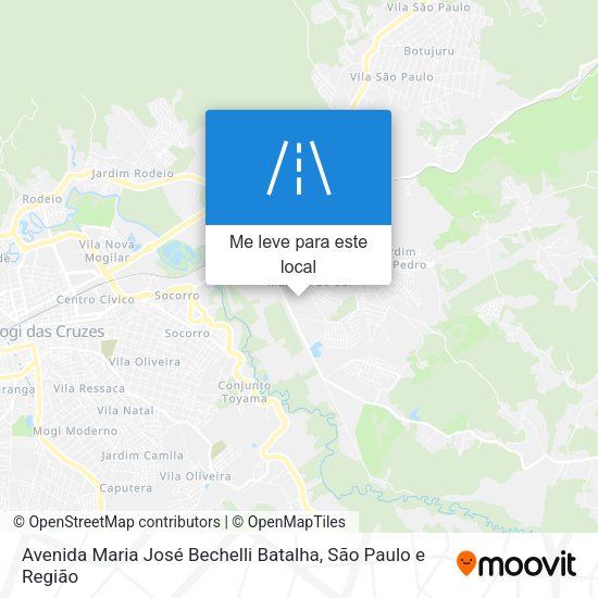Avenida Maria José Bechelli Batalha mapa