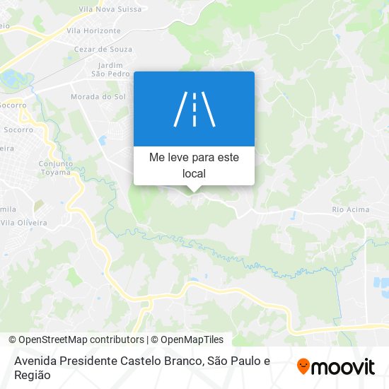 Avenida Presidente Castelo Branco mapa