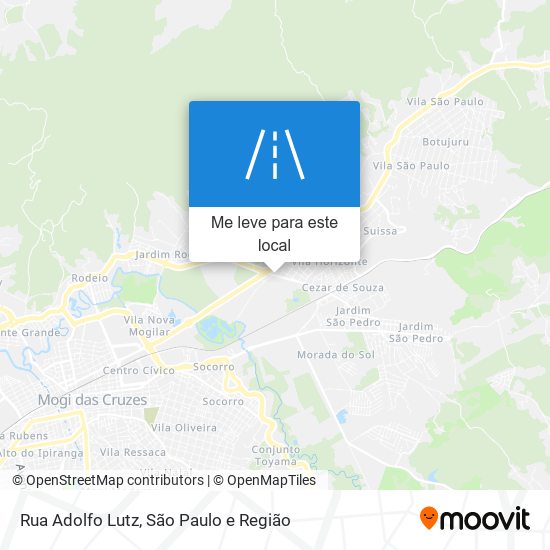 Rua Adolfo Lutz mapa