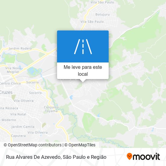 Rua Alvares De Azevedo mapa