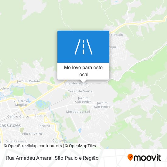 Rua Amadeu Amaral mapa