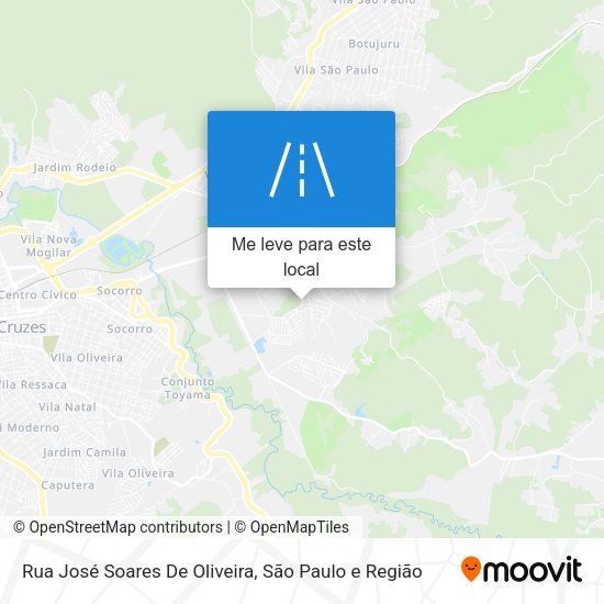 Rua José Soares De Oliveira mapa