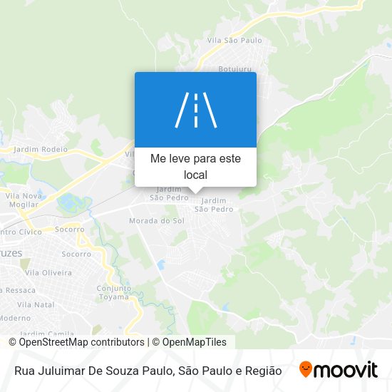 Rua Juluimar De Souza Paulo mapa