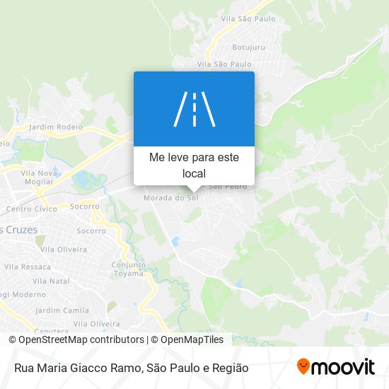 Rua Maria Giacco Ramo mapa