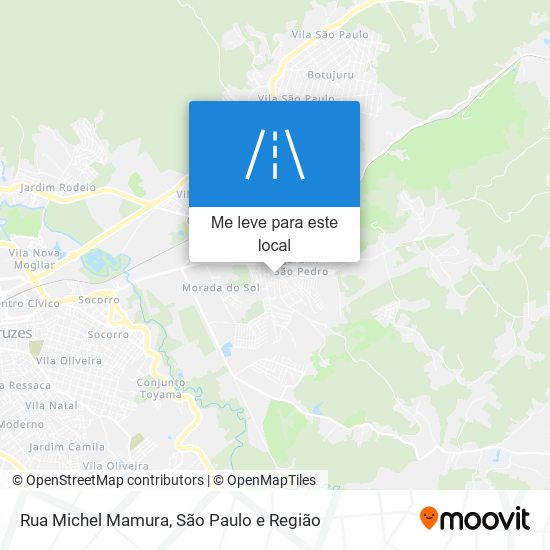 Rua Michel Mamura mapa