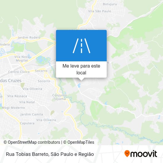 Rua Tobias Barreto mapa