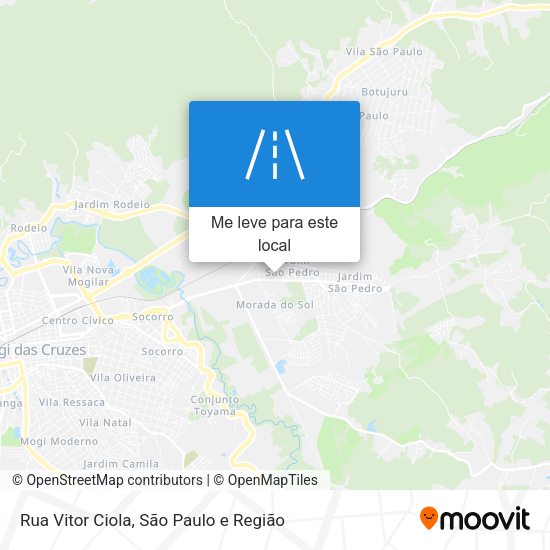 Rua Vitor Ciola mapa