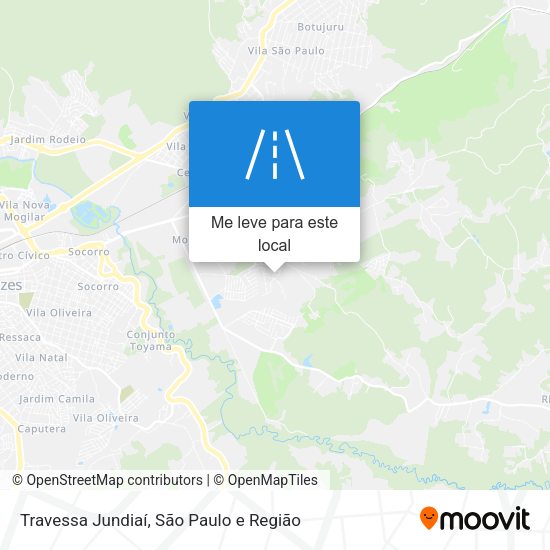 Travessa Jundiaí mapa