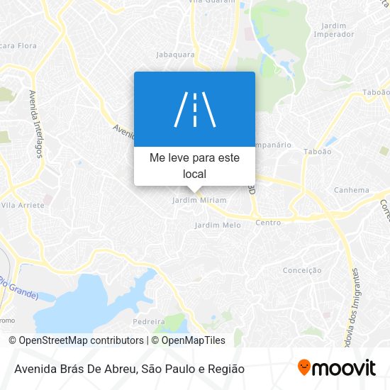 Avenida Brás De Abreu mapa