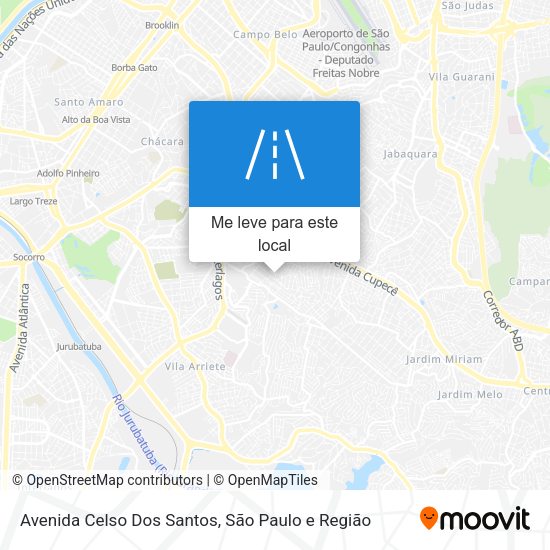 Avenida Celso Dos Santos mapa