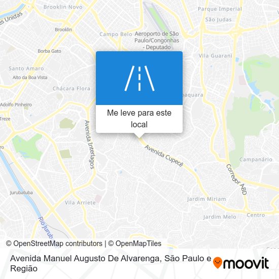 Avenida Manuel Augusto De Alvarenga mapa