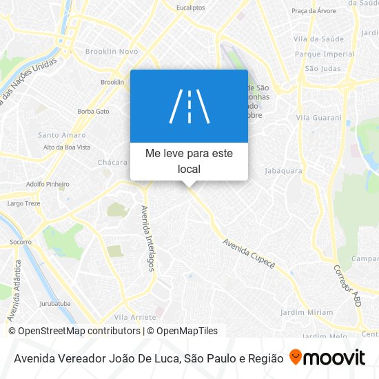 Avenida Vereador João De Luca mapa