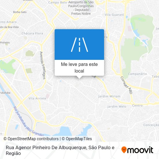 Rua Agenor Pinheiro De Albuquerque mapa