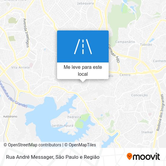 Rua André Messager mapa