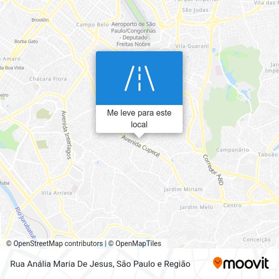 Rua Anália Maria De Jesus mapa