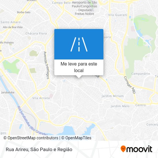 Rua Arireu mapa
