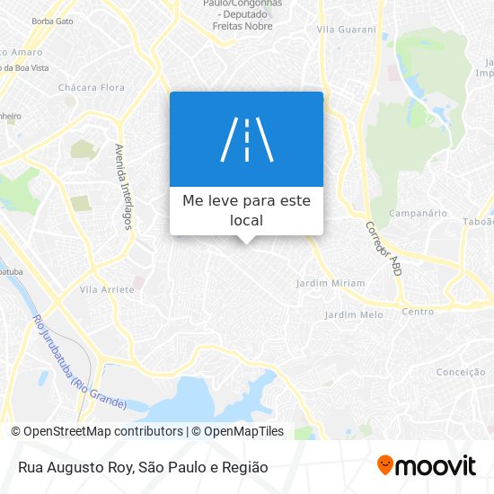 Rua Augusto Roy mapa