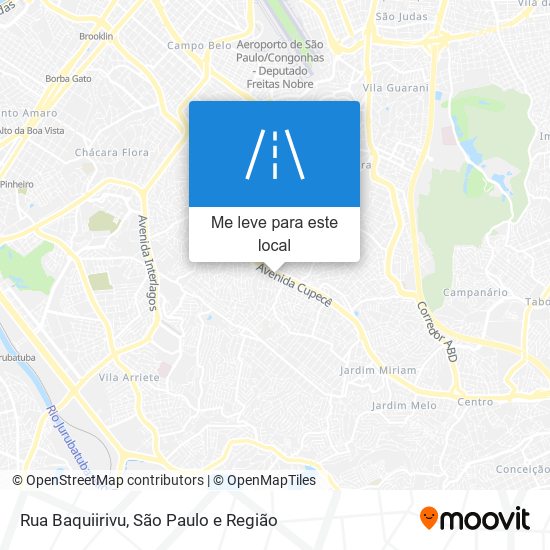 Rua Baquiirivu mapa