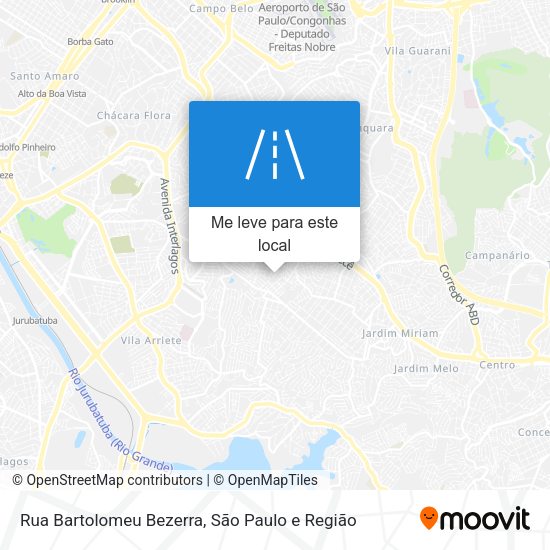 Rua Bartolomeu Bezerra mapa