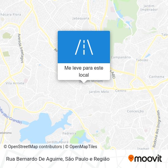 Rua Bernardo De Aguirre mapa