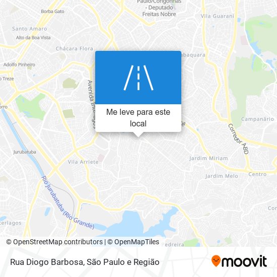 Rua Diogo Barbosa mapa