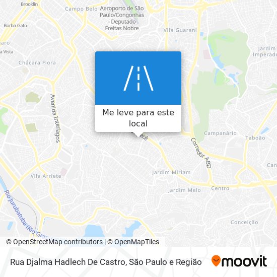 Rua Djalma Hadlech De Castro mapa