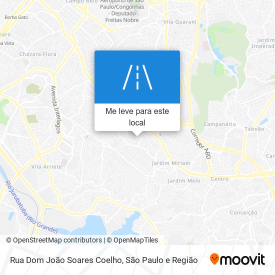 Rua Dom João Soares Coelho mapa