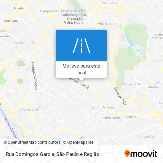 Rua Domingos Garcia mapa