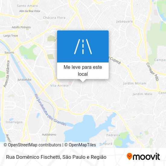 Rua Domênico Fischetti mapa