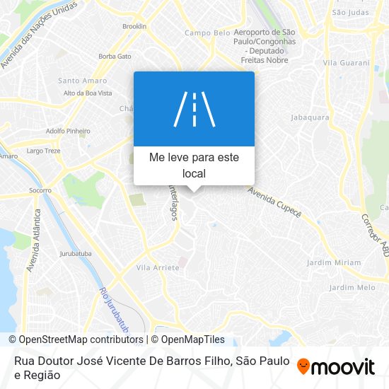 Rua Doutor José Vicente De Barros Filho mapa