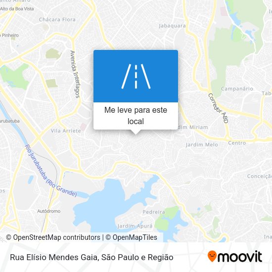Rua Elísio Mendes Gaia mapa
