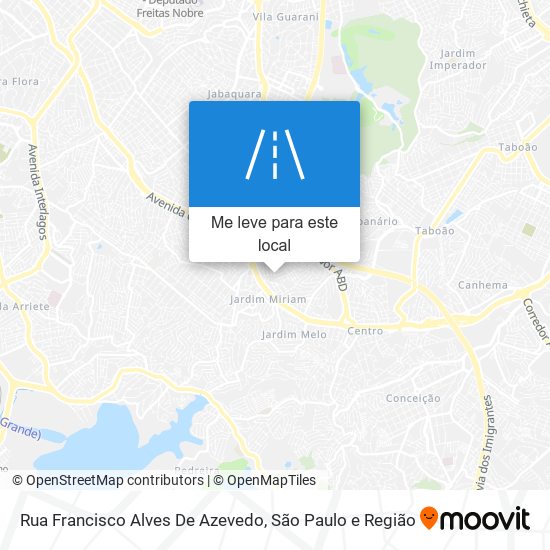 Rua Francisco Alves De Azevedo mapa