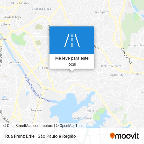 Rua Franz Erkel mapa
