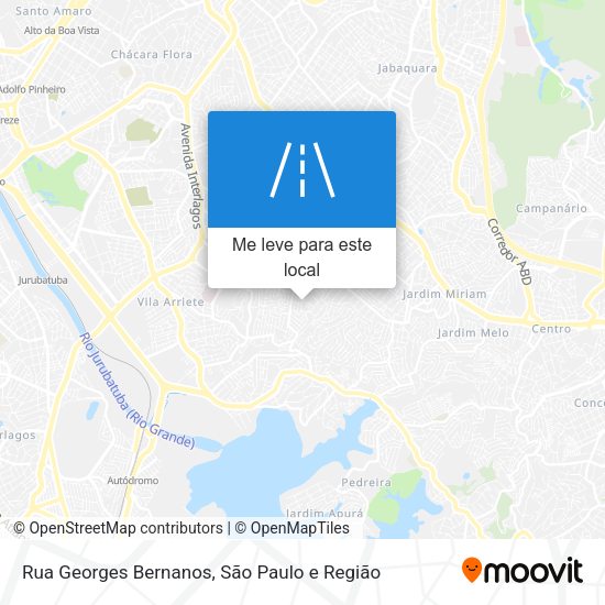 Rua Georges Bernanos mapa