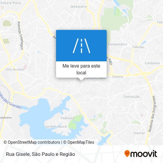 Rua Gisele mapa