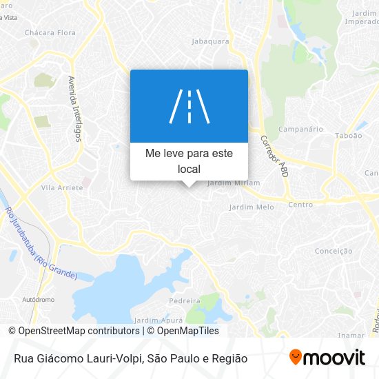 Rua Giácomo Lauri-Volpi mapa