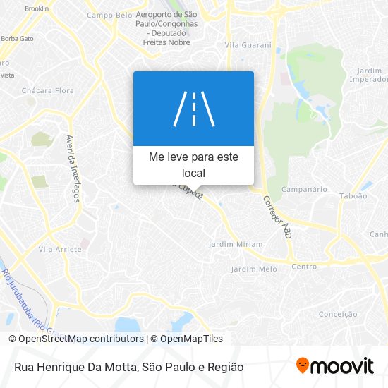 Rua Henrique Da Motta mapa