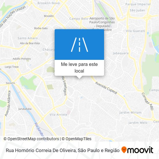 Rua Homório Correia De Oliveira mapa