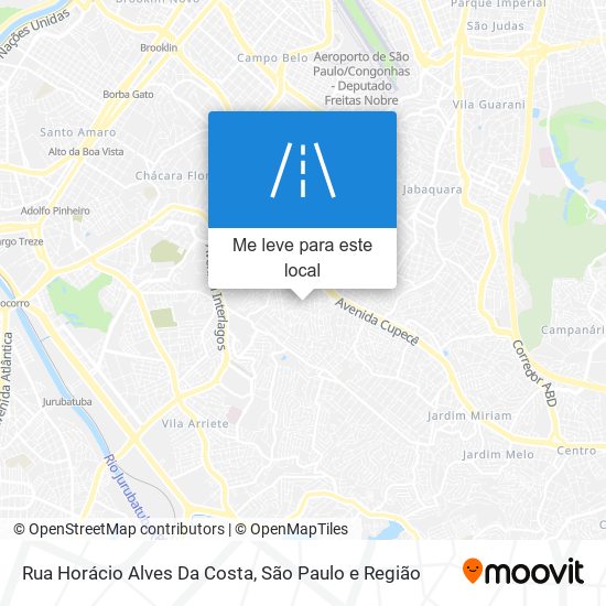 Rua Horácio Alves Da Costa mapa